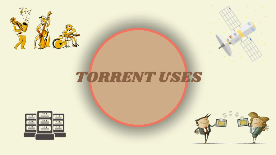 Different uses of the BitTorrent protocol